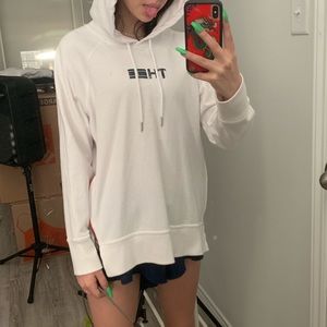 tommy hoodie w zippers